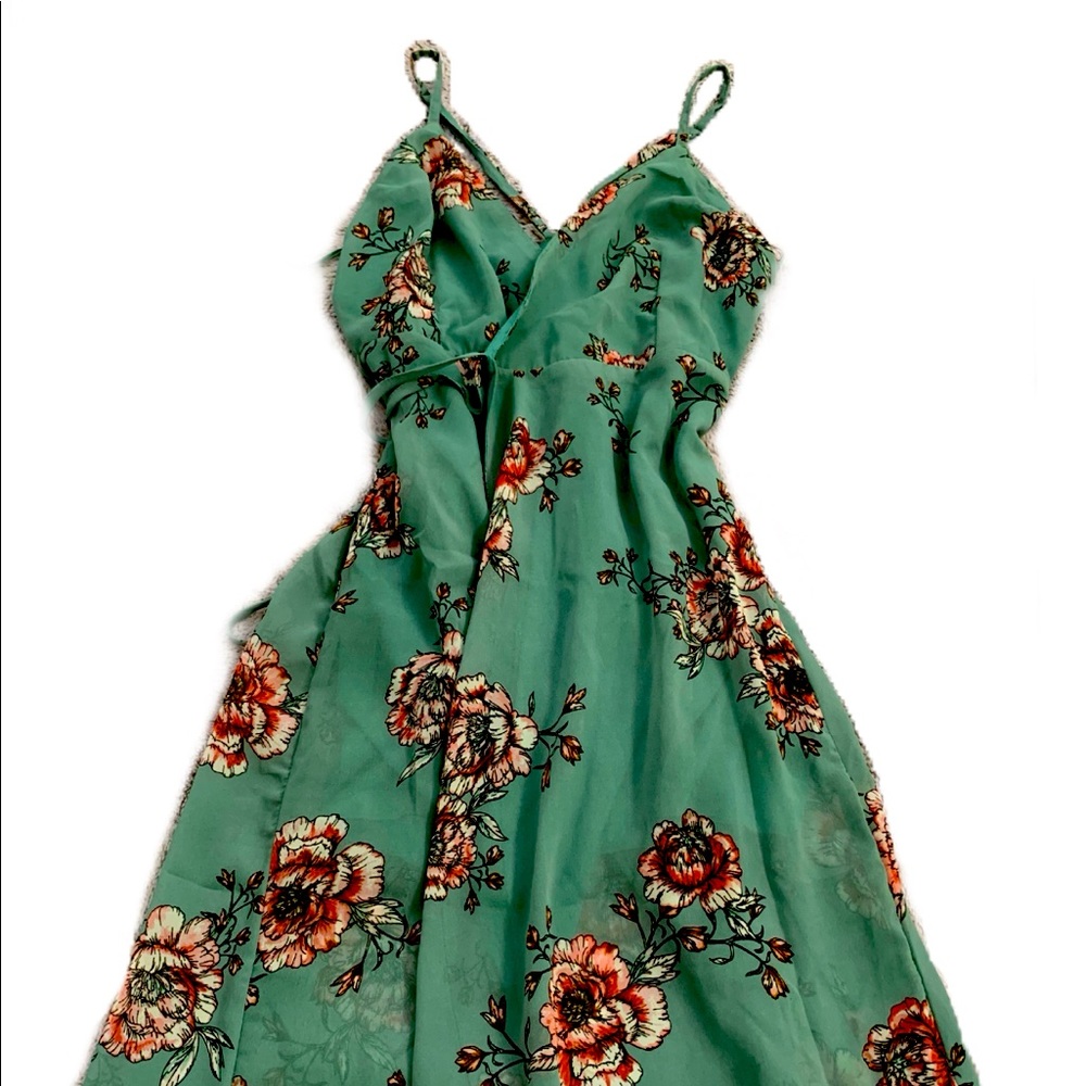 Boho Tropical Maxi Dress